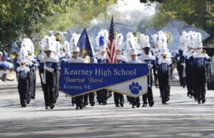Today's Kearney High School Bearcats' Marching Band