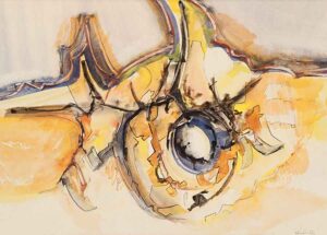 Jack Karracker, Untitled, Watercolor-1973