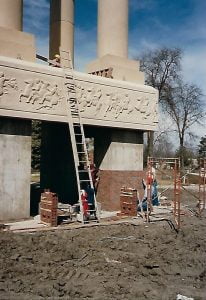 Kearney State College-University Of Nebraska At Kearney Peterson-Yanney Memorial Carillon Bas Relief Friezes Ray Schultz Supervisor